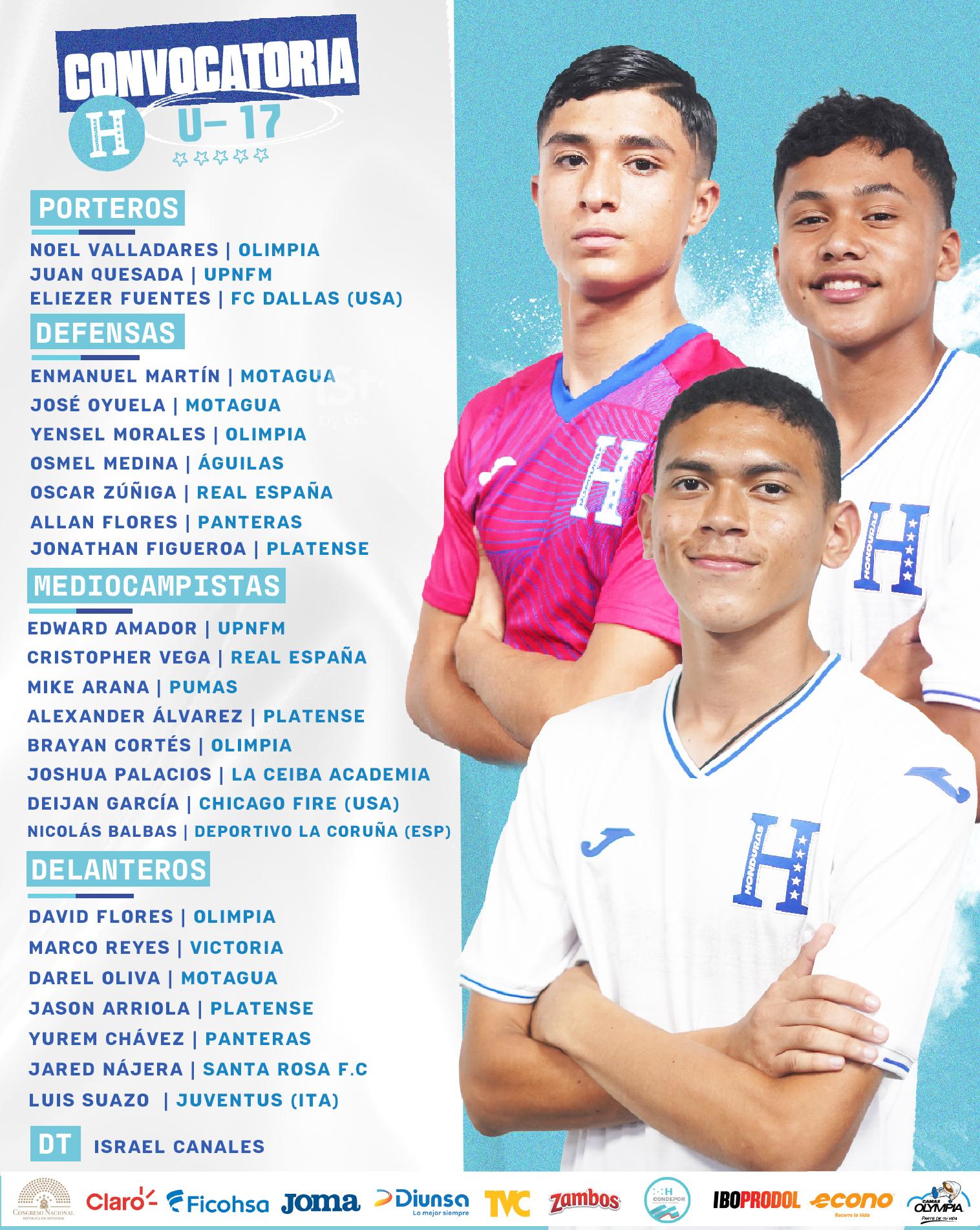 Oficial: hijo de David Suazo recibe convocatoria para integrar la Selección Sub-17 de Honduras