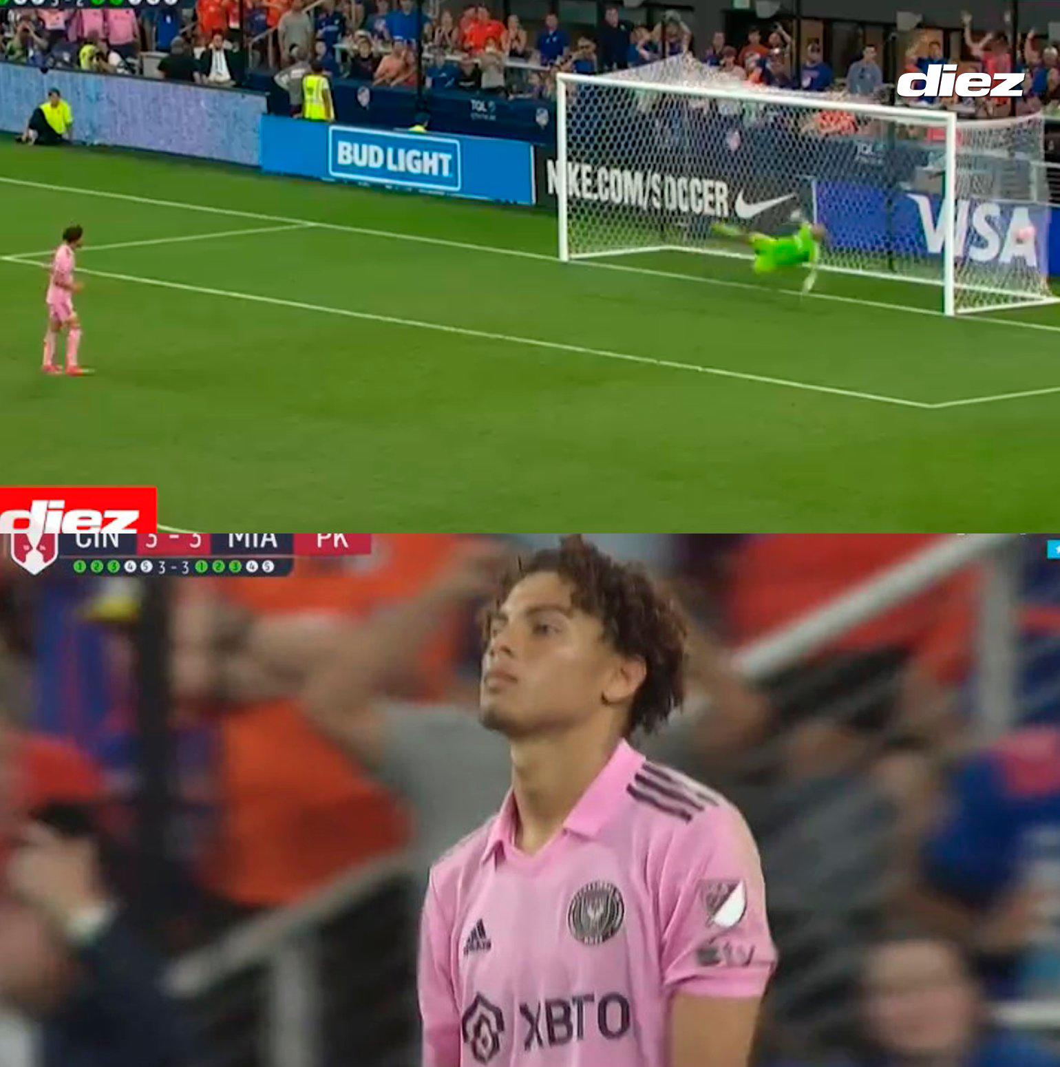 Tranquilidad total la de David Ruiz para marcar su penal en las semifinales de la US Open Cup.