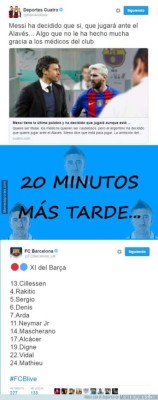 Los mejores memes que dejó la derrota del Barcelona ante el Alavés en el Camp Nou