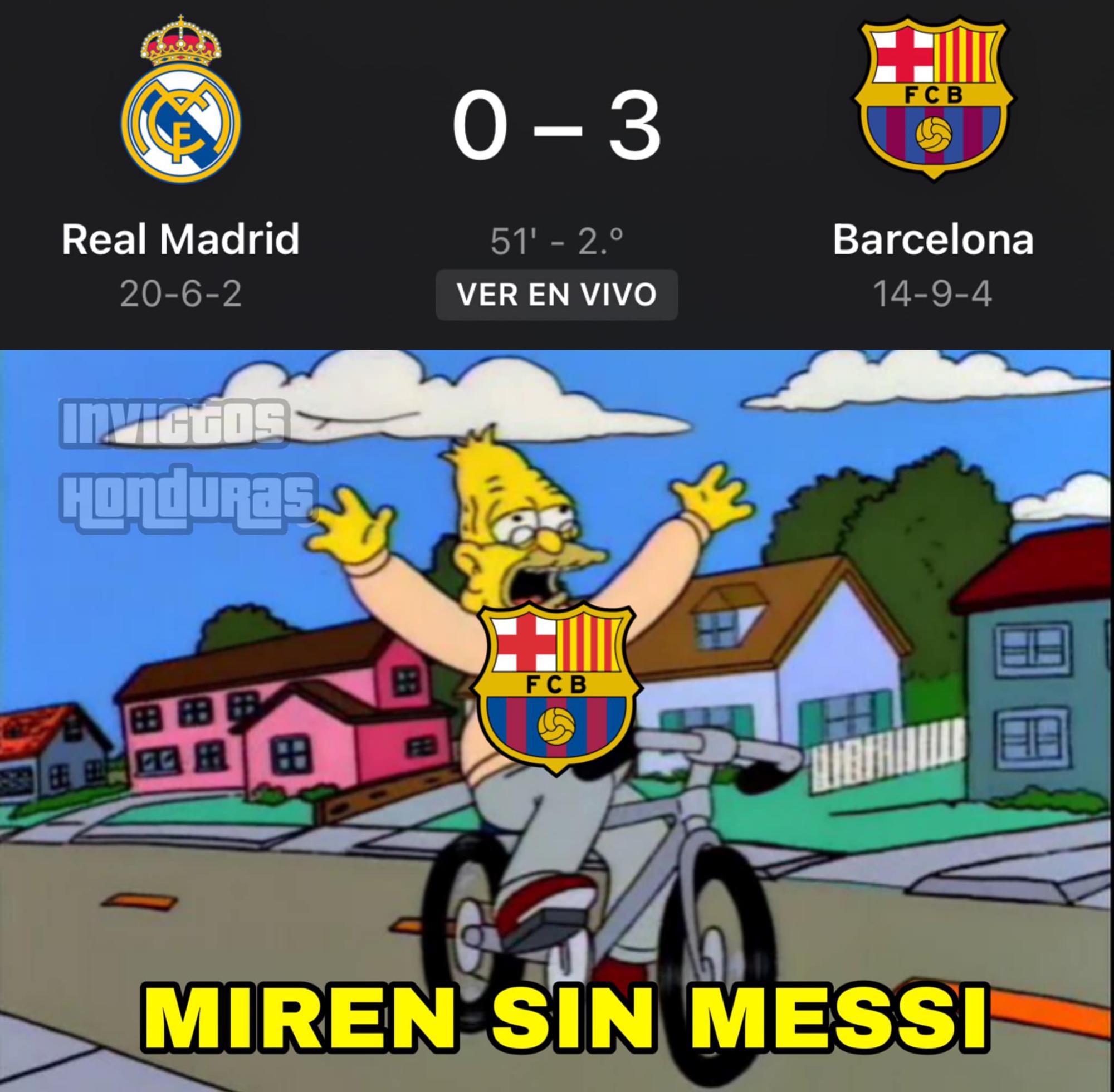¡El Barcelona de Xavi recetó paliza en el Clásico y los memes destrozaron al Real Madrid!
