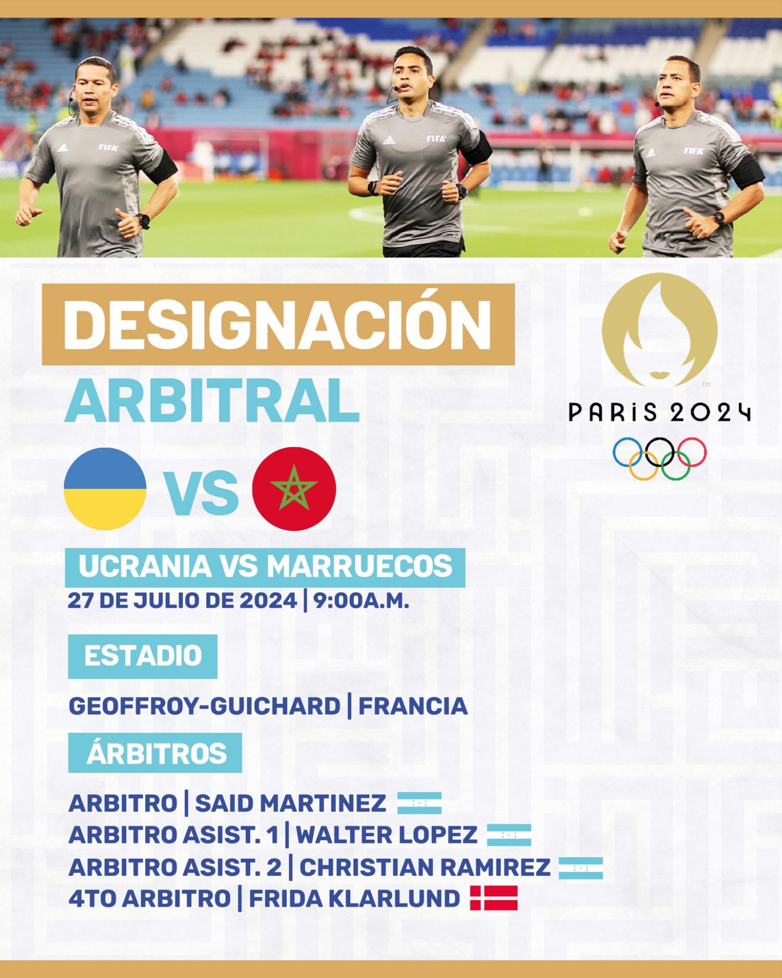 El tridente catracho dice presente en los Juegos Olímpicos de París 2024.