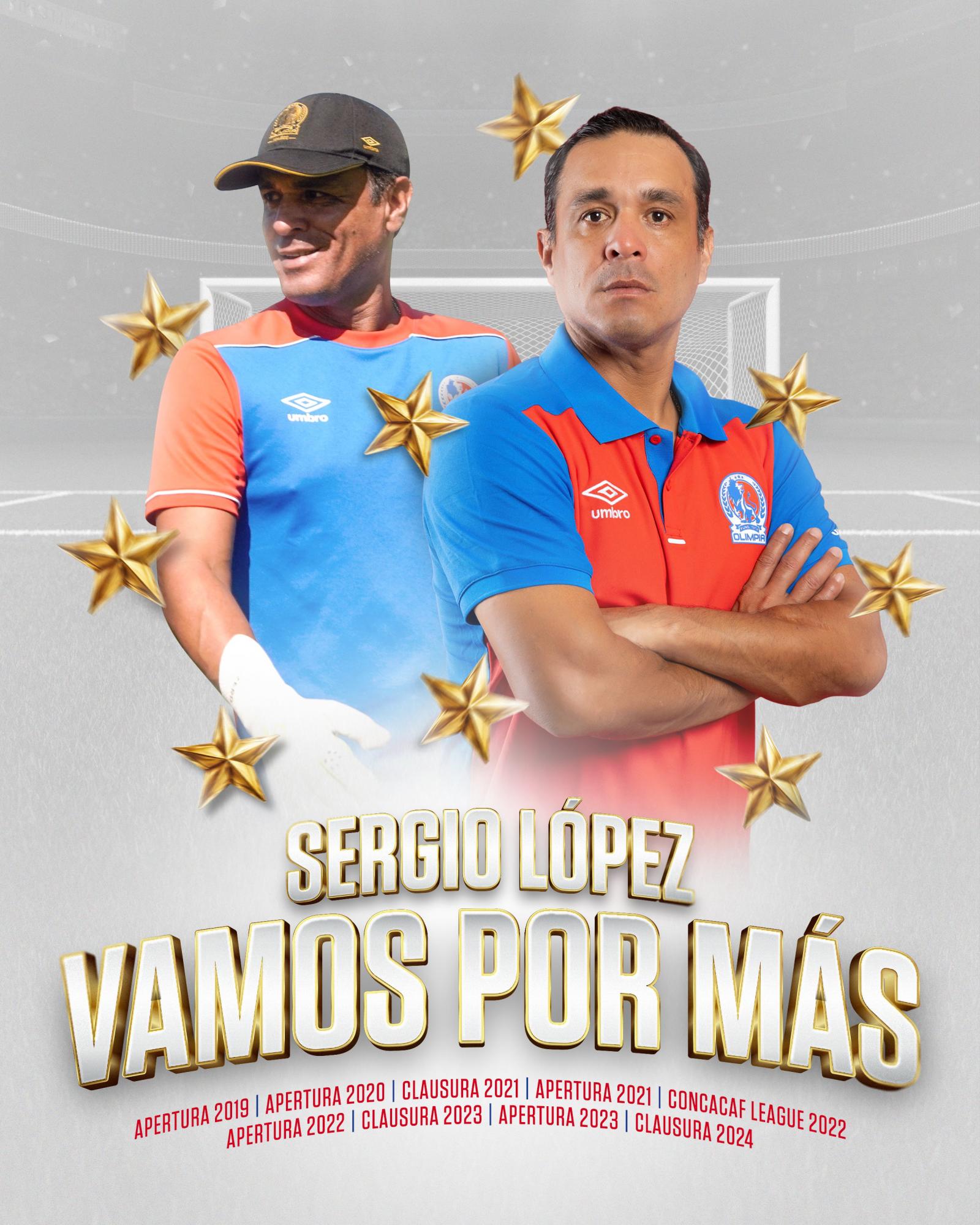 Sergio López se mantiene ligado a Olimpia para el torneo Clausura 2025.