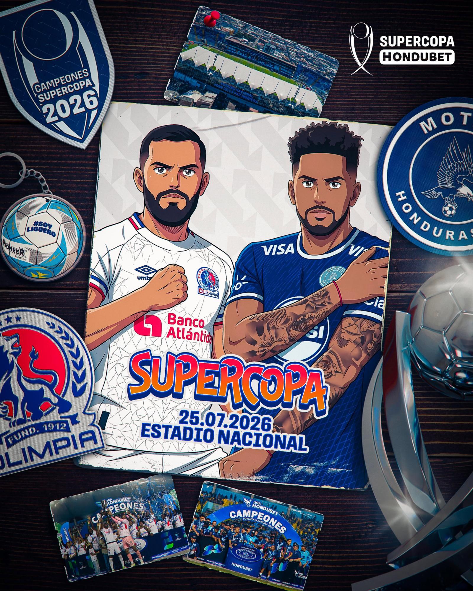 La final de la Supercopa es el 25 de junio entre Olimpia y Motagua.