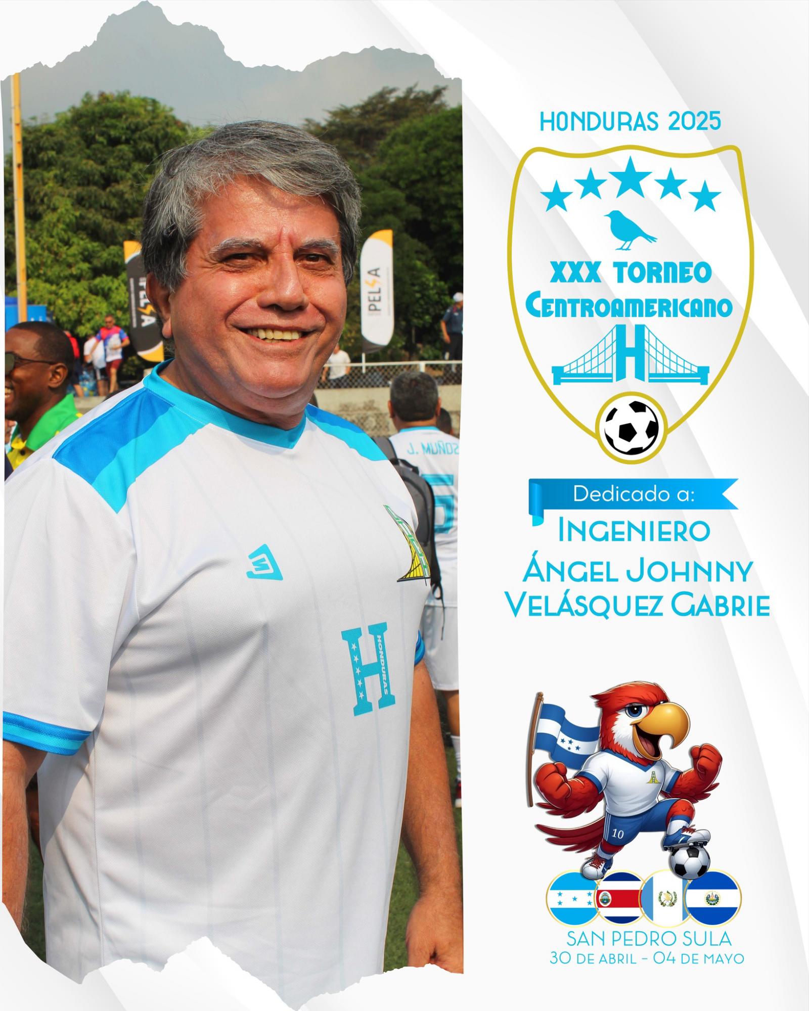 Ingeniero Ángel Johnny Velásquez Gabrie, en su honor se desarrolla el torneo.
