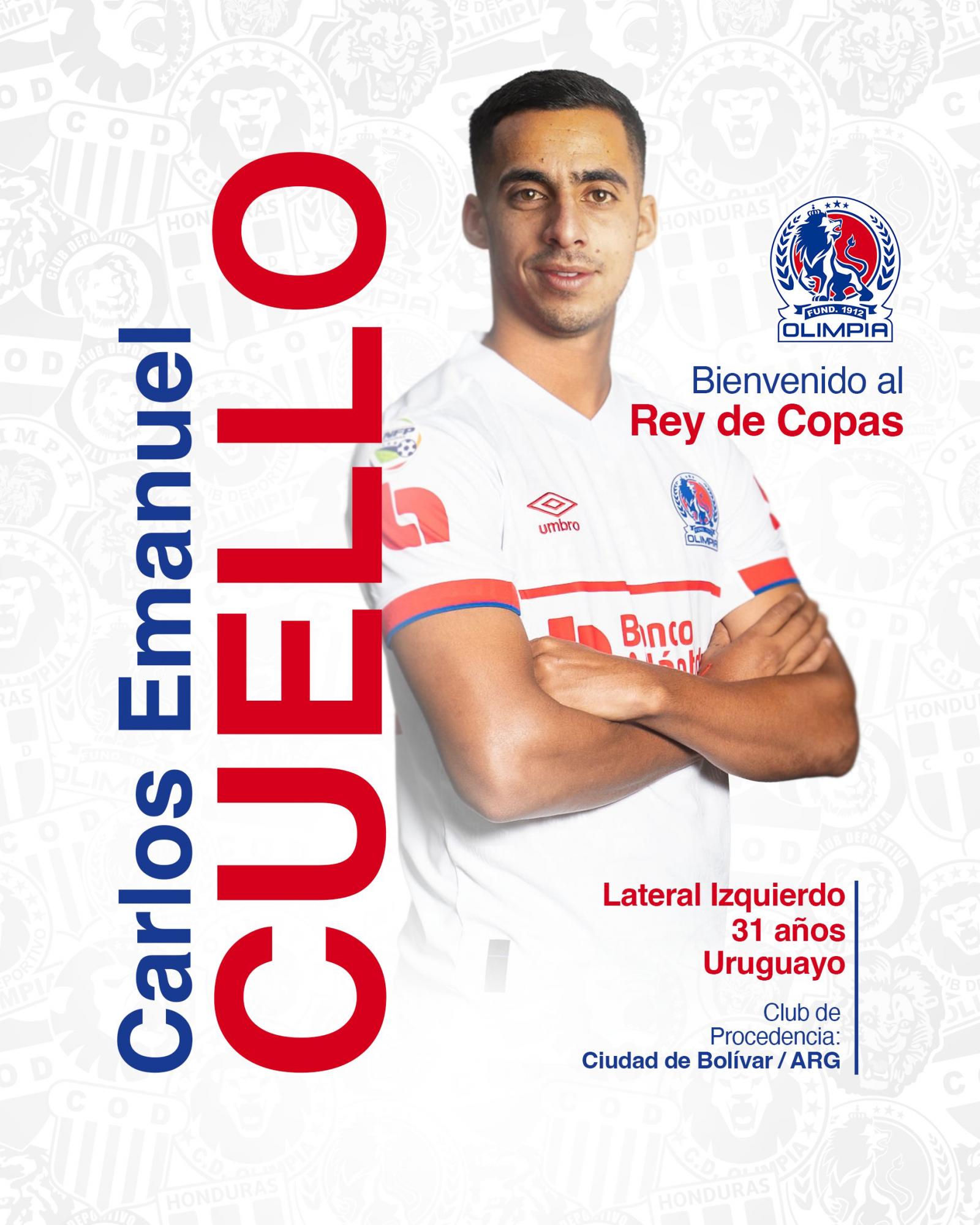 Olimpia confirma su segundo fichaje y le apunta a la Copa Centroamericana