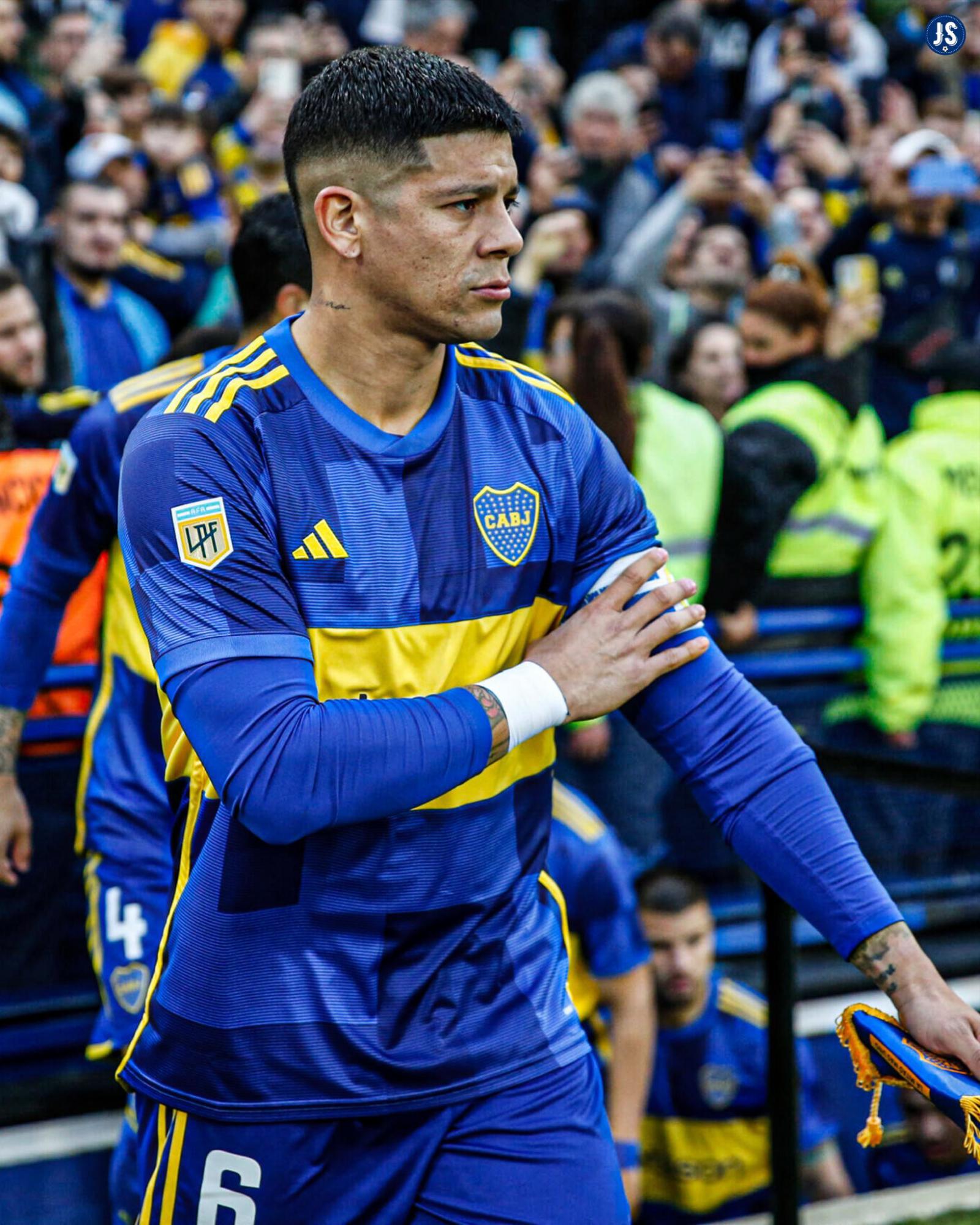 Marcos Rojo es el capitán de Boca Juniors, pero no está pasando por su mejor momento.