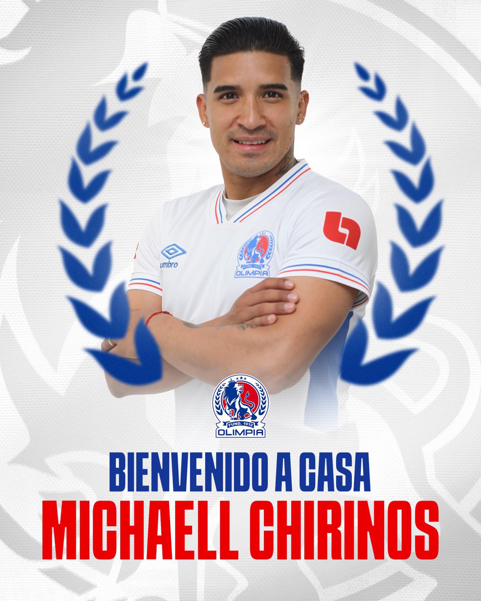 Oficial: Michaell Chirinos se convierte en nuevo fichaje del Olimpia tras su desvinculación del Saprissa de Costa Rica