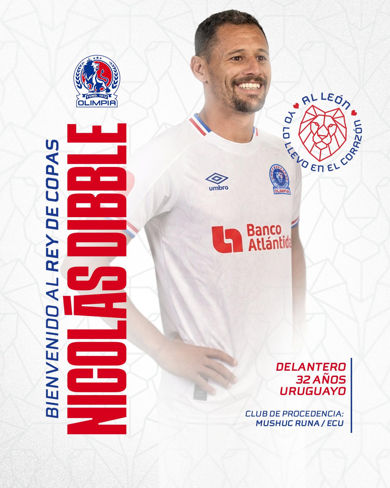 Nicolás Dibble fue anunciado como nuevo refuerzo merengue para la Copa Centroamericana.