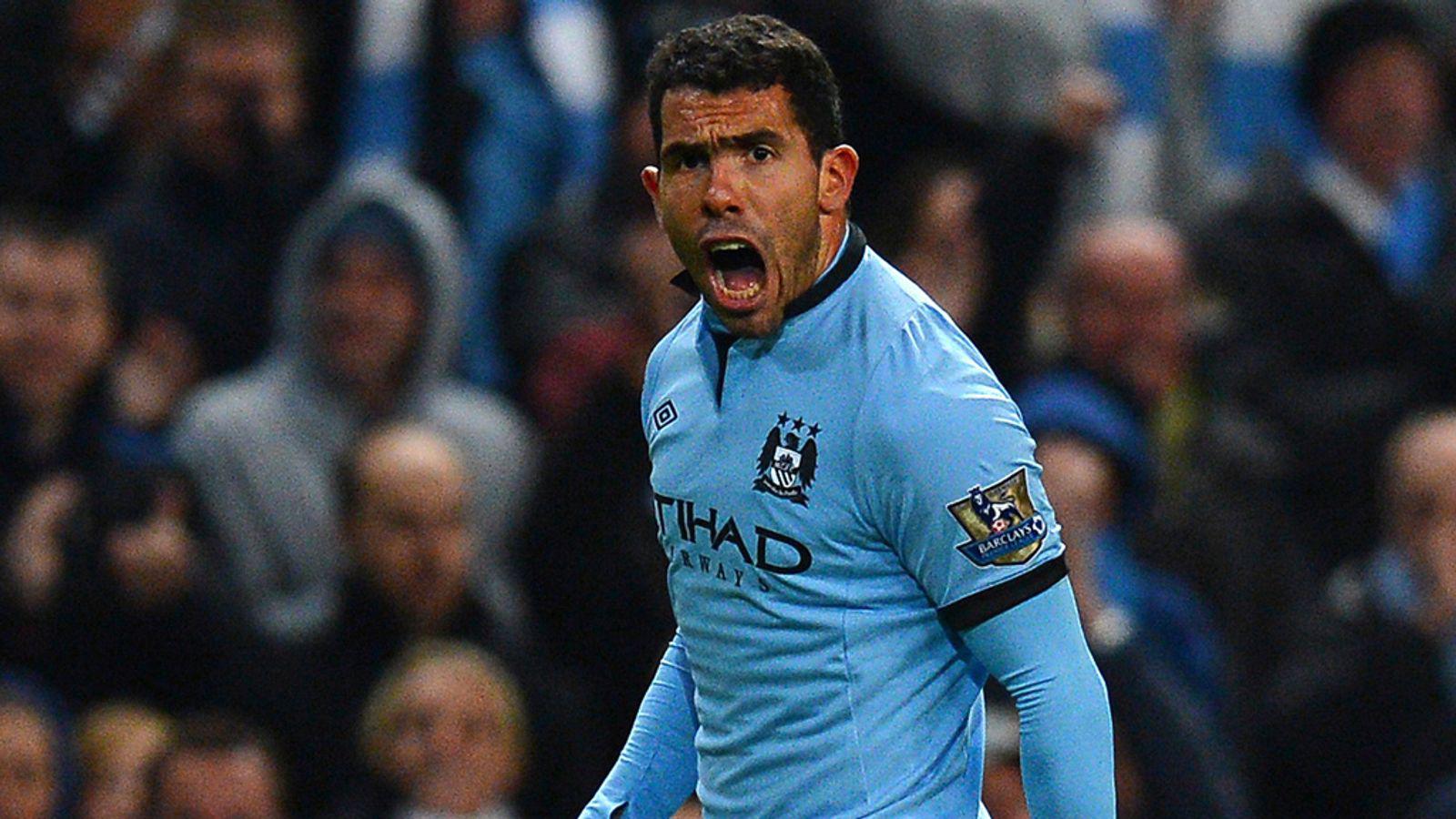 Carlos Tévez disputó 148 partidos con el Manchester City y firmó 73 goles en cuatro años.