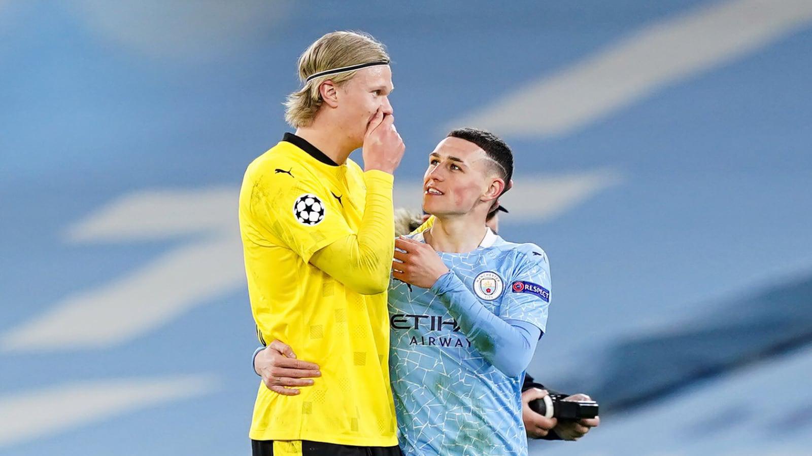 Phil Foden le pidió a Haaland que llegara al Manchester City desde el año pasado.