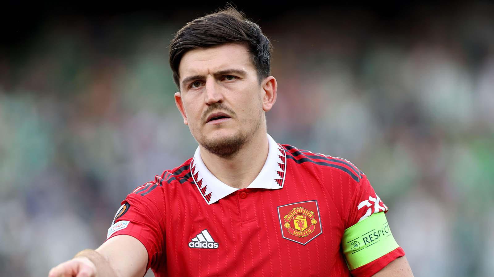 Manchester United está dispuesto a negociar la venta de Harry Maguire en unos 58 millones de euros.