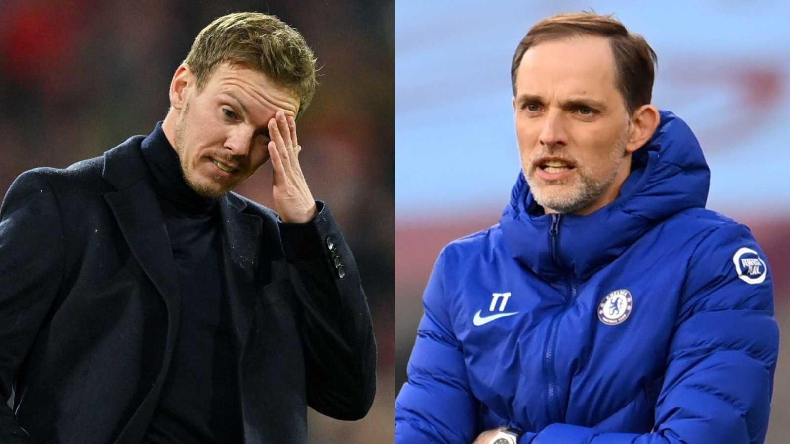 Nagelsmann fue despedido del Bayern Múnich y su lugar ahora lo toma Tuchel.