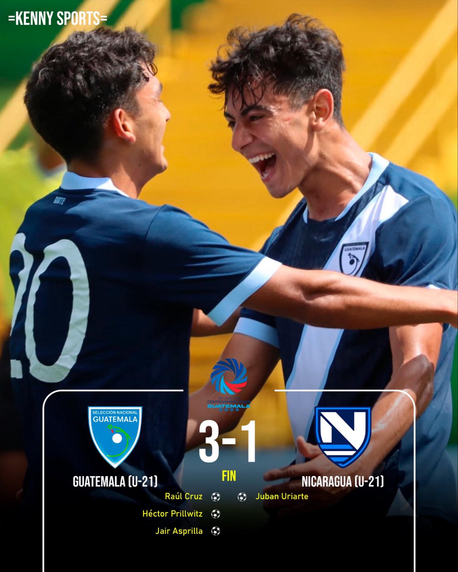 Juegos Centroamericanos 2025: Guatemala Sub-21 alegra a su afición y así quedó la tabla de posiciones en el Grupo A