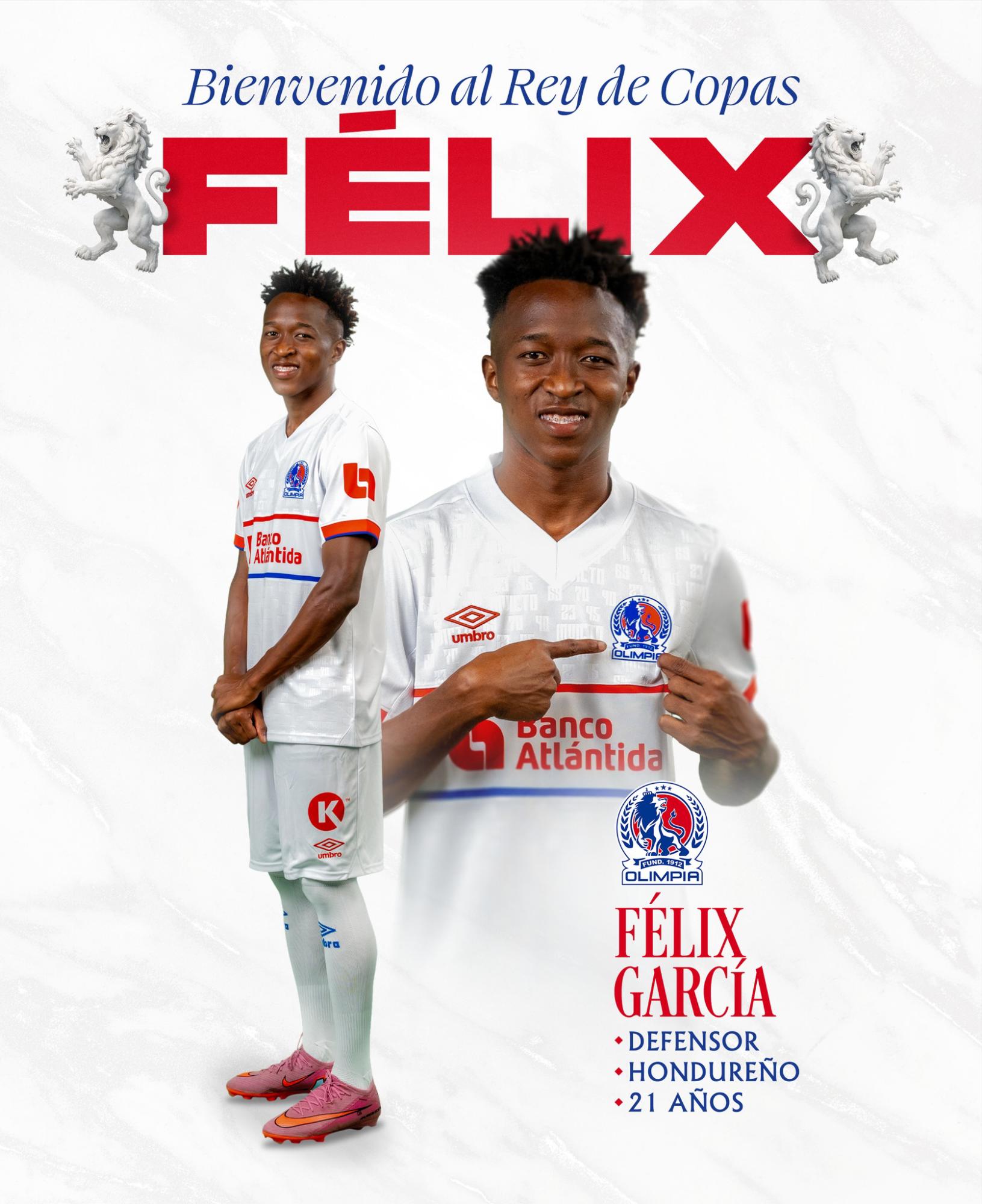Félix García se queda en Olimpia para el torneo Clausura de la Liga Nacional.