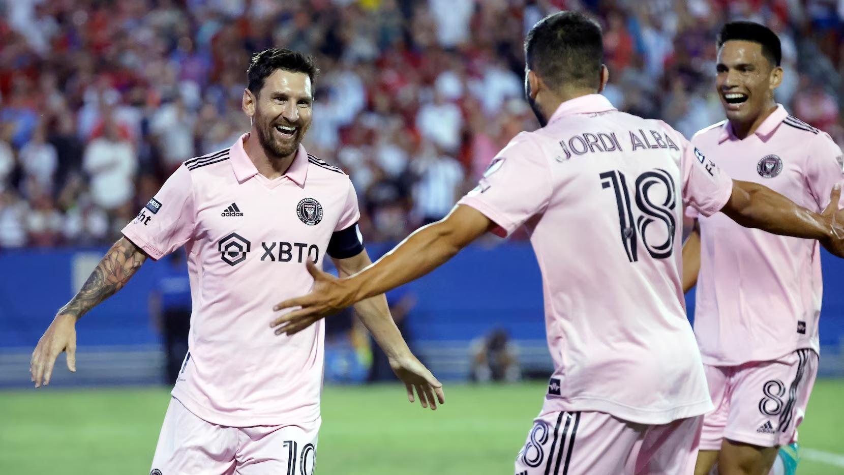 Messi suma siete goles en cuatro partidos disputados con Inter Miami en Leagues Cup.