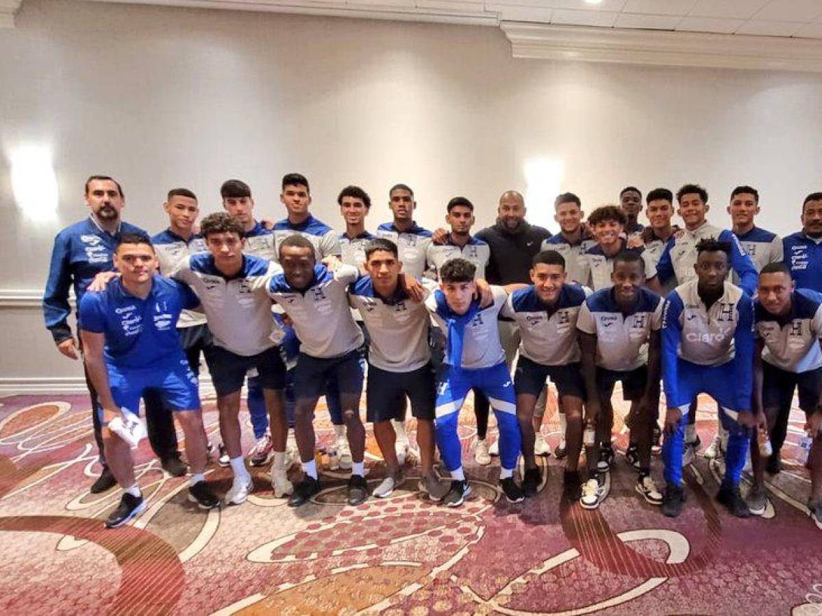 Selección Sub-20 de Honduras se instala en California y recibe visita especial previo a su primer amistoso en Estados Unidos