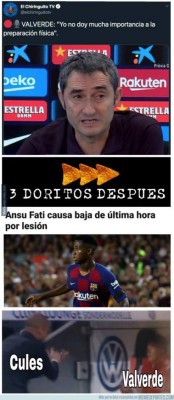 Dembélé y Valverde, víctimas favoritas de los memes tras el triunfo de Barcelona en Getafe&nbsp;&nbsp;