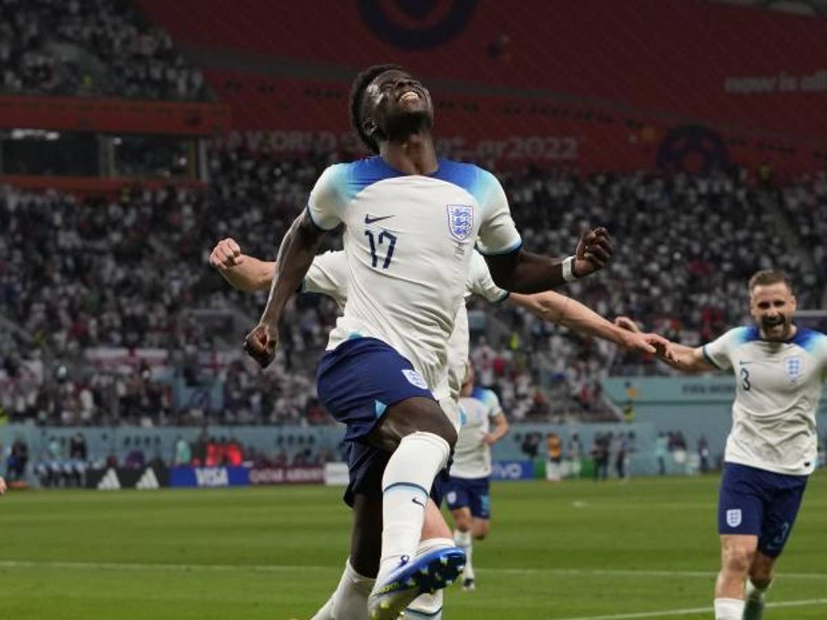Buyako Saka pone el segundo para Inglaterra y encamina a su selección a la goleada ante una Irán con pocos argumentos