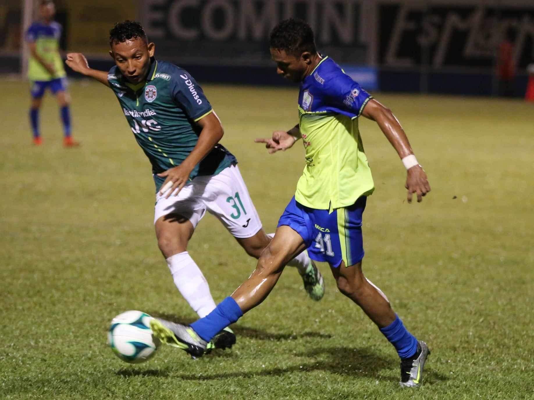 Olancho fue dueño de las acciones en ofensiva. En el primer tiempo fue ampliamente superior.