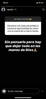 ¡Arrepentido! La confesión de Romell Quioto sobre su ex pareja: 'Volvería sin pensarlo”