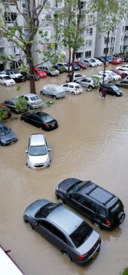 La tormenta Iota golpea a Colombia; Cartagena de Indias, bajo el agua