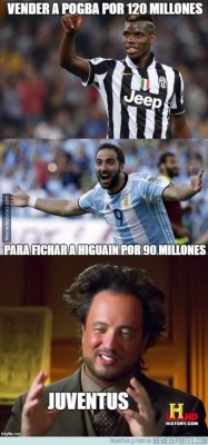 Los mejores memes del día con Gonzalo Higuaín como el gran protagonista