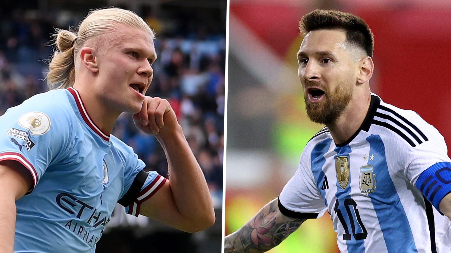Haaland y Messi son los dos principales candidatos a ganar el Balón de Oro.