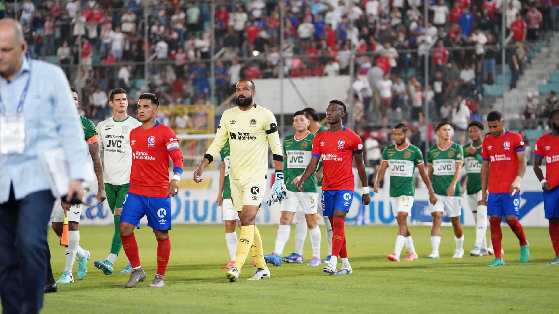 EN VIVO: Marathón y Olimpia ya juegan en el estadio Morazán por las Triangulares de Liga