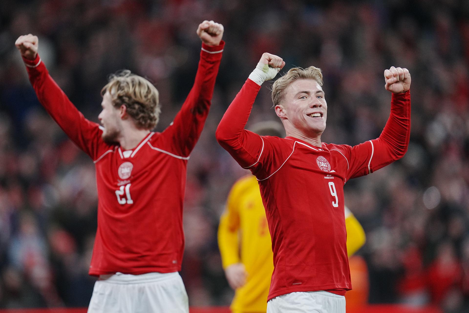 Dinamarca liquida a Macedonia del Norte en 10 minutos y sueña con ir al Mundial de United 2026