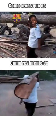 Los memes destrozan al Real Madrid por la remontada del Barcelona contra el Levante