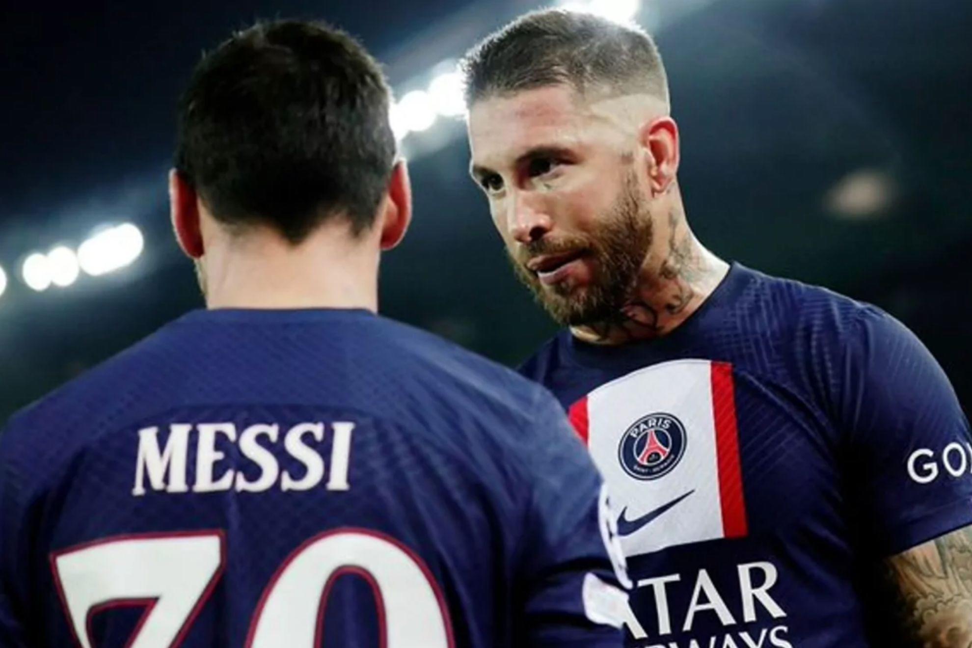Messi y Sergio Ramos terminan contrato con el PSG el próximo 30 de junio.