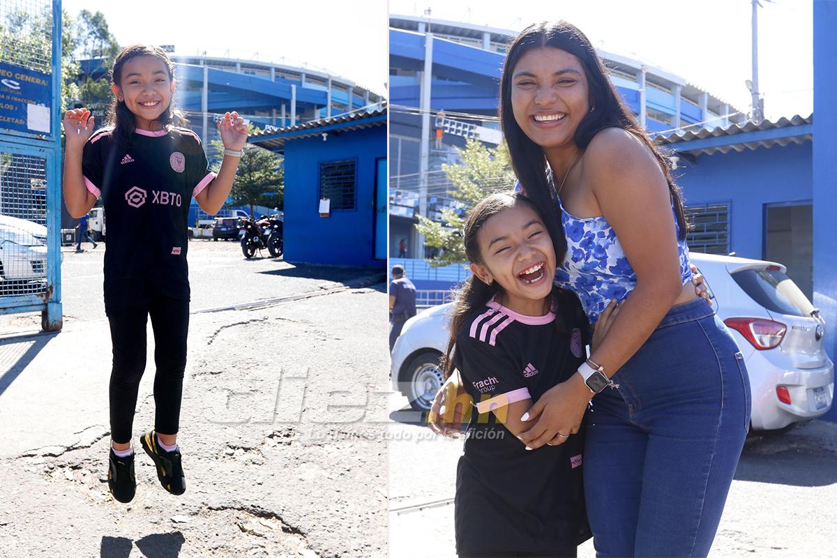 Kathy Ramírez es la tía de Amy y la sorprendió con el ticket para ver al Inter Miami en El Salvador.