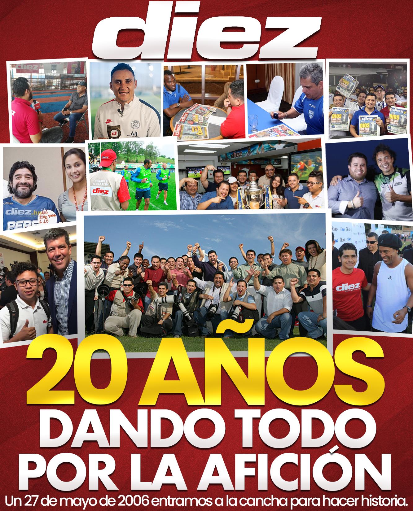 20 aniversario de Diario Diez: Dando todo por la afición