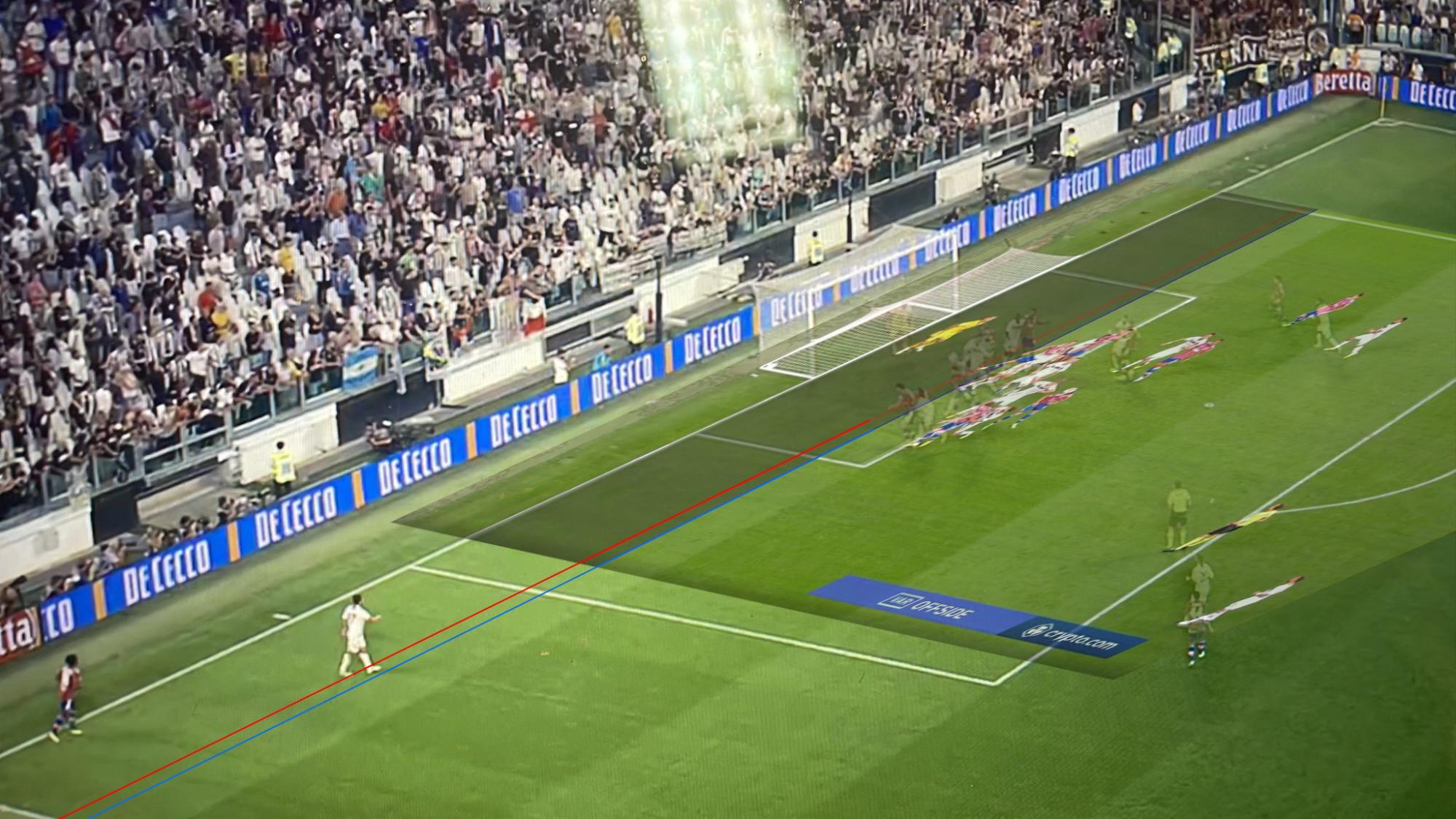 Escándalo del VAR en Italia: el gol del triunfo que le anularon a la Juventus en el 95; se filtró la imagen que lo confirma todo