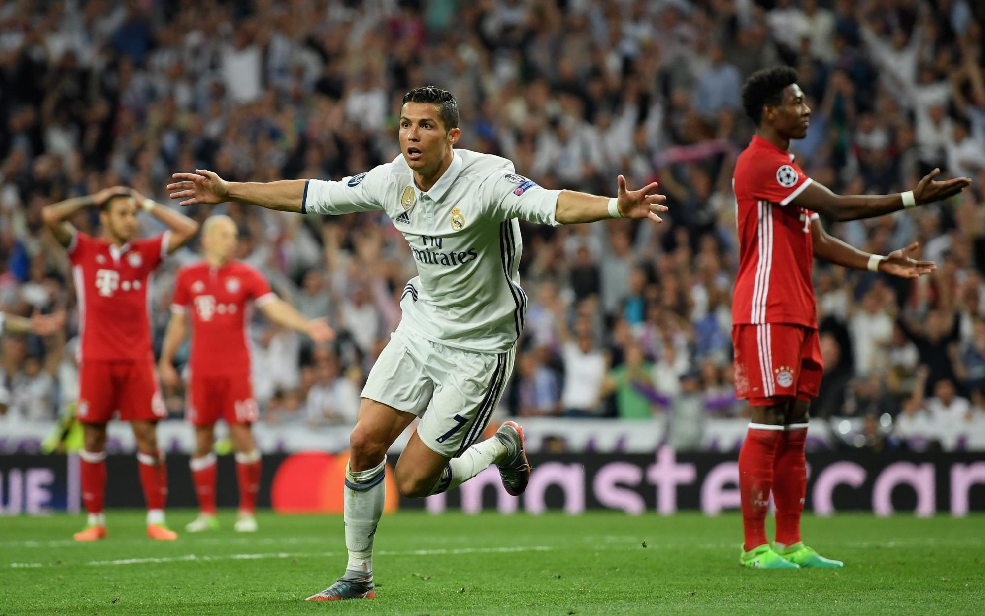 Cristiano Ronaldo era determinante contra el Bayern Múnich en la Champions League.