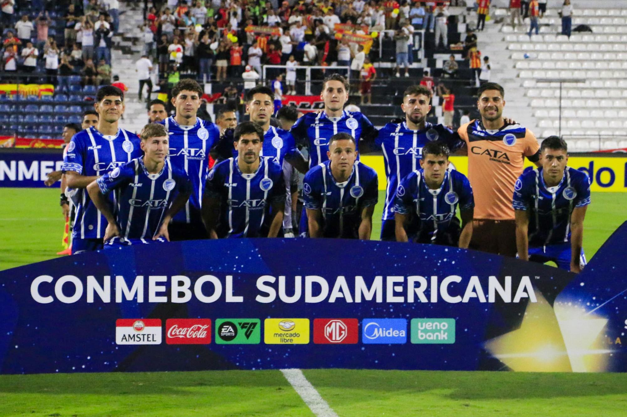 Agustín Auzmendi fue titular en el debut de Godoy Cruz con triunfo en la Copa Sudamericana.
