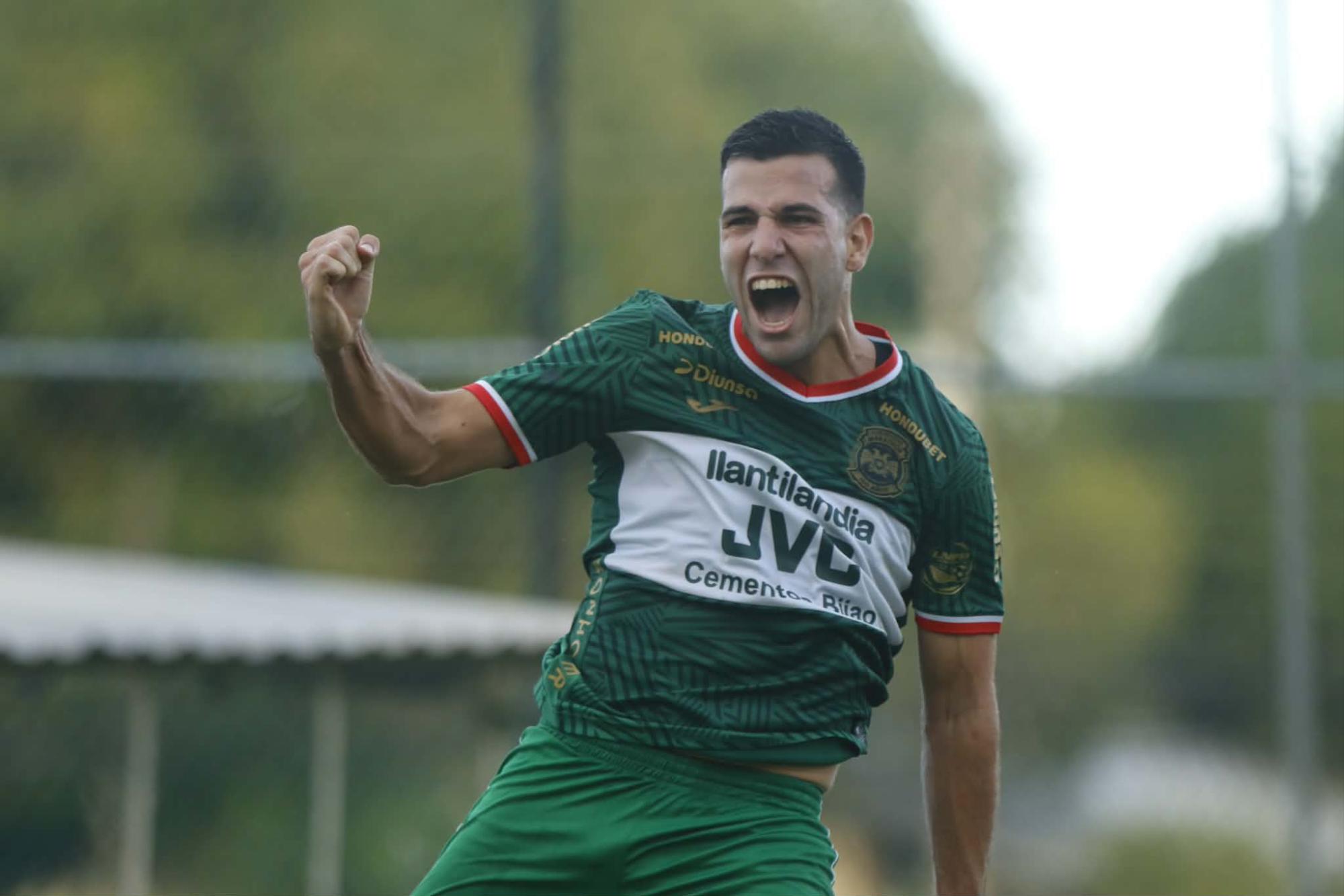 Nicolás Messiniti llegó a 17 goles en la Liga Nacional de Honduras.