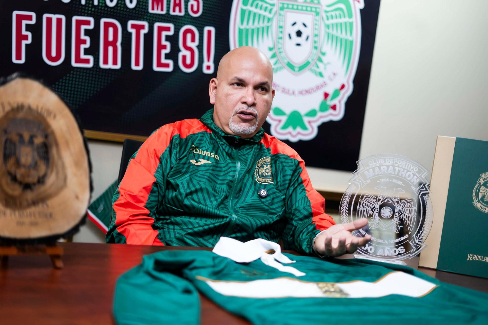 Orinson Amaya cumplirá 10 años al frente de la presidencia del Marathón. FOTOS: Mauricio Ayala / DIEZ.HN