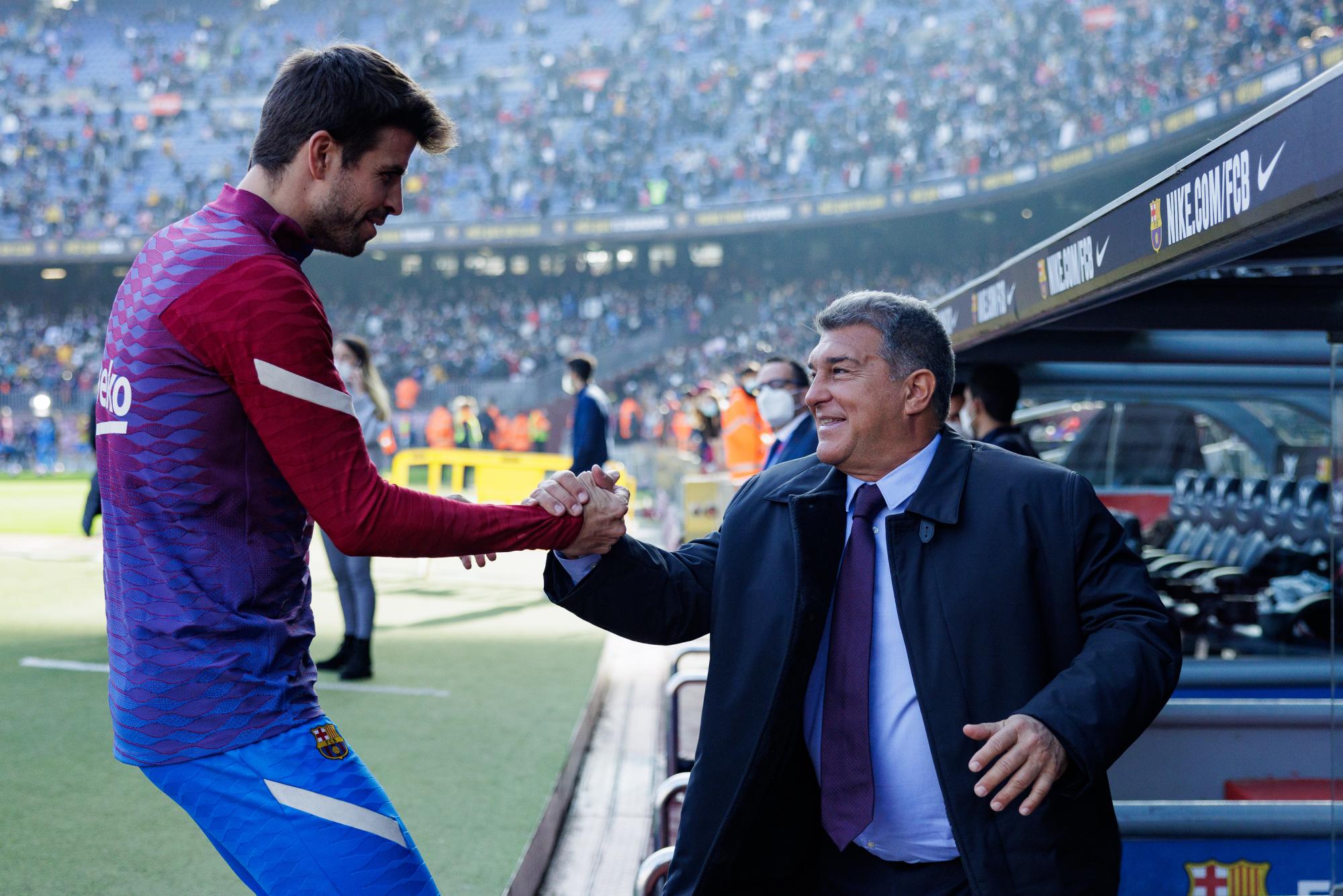 Piqué regresó al Barcelona en 2008 en el primer mandato de Laporta.