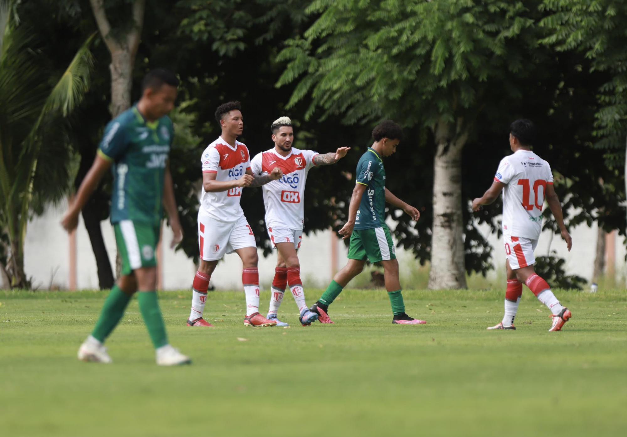 Real Estelí lo ganaba 2-0 al minuto 24 ante Marathón. FOTO: Mauricio Ayala