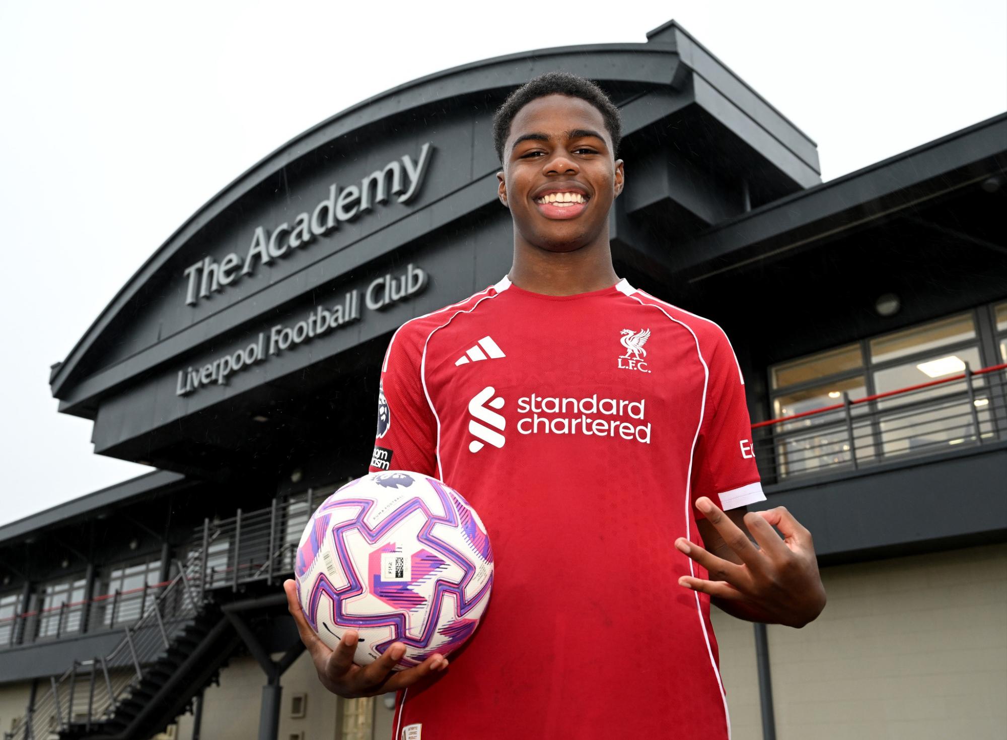 Keyrol Figueroa después de los tres goles que marcó en el derby merseyside.