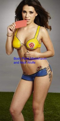 Centroamericanas destacan en los mejores Body Paint del fútbol