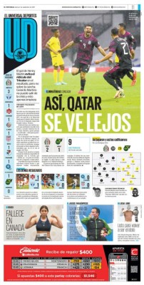 'Keylor jode a Panamá', 'Ilusiona', 'Qatar se ve lejos': lo que dice la prensa en Concacaf tras el inicio del octagonal