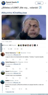 Los memes se burlan de Mourinho tras ser despedido del Manchester United