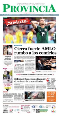 Así vienen hoy las portadas de los diarios de México: 'Humillados avanzamos' y '¡Que viva Corea!'
