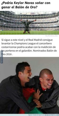 MEMES. ¡Trituran al Real Madrid y a Keylor Navas por el juego ante Legia!