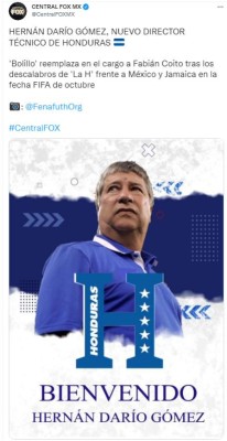 'Con casi misión imposible y confían enderezar el rumbo': La prensa internacional sobre la llegada del Bolillo Gómez a Honduras