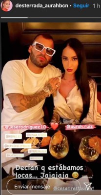 Reconciliación: Aurah Ruiz, cazada en París en una cena romántica con Jesé y explica todo