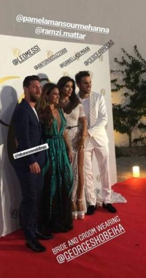 FOTOS: Messi y todos los cracks en la boda de Cesc Fábregas y Daniella Semaan&nbsp;&nbsp;
