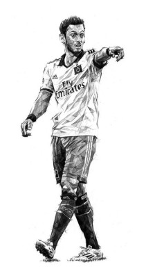 Los cracks del deporte hechos en pinturas de acuarela